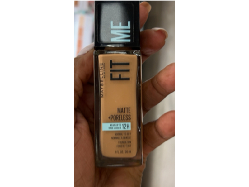 Maybelline Fit Me Matte + Poreless Foundation, 245 Classic Beige, 1 fl oz/30 mL