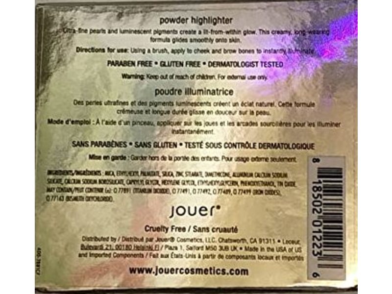 Jouer Powder Highlighter Creamy Formula, Citrine, 2.24 oz