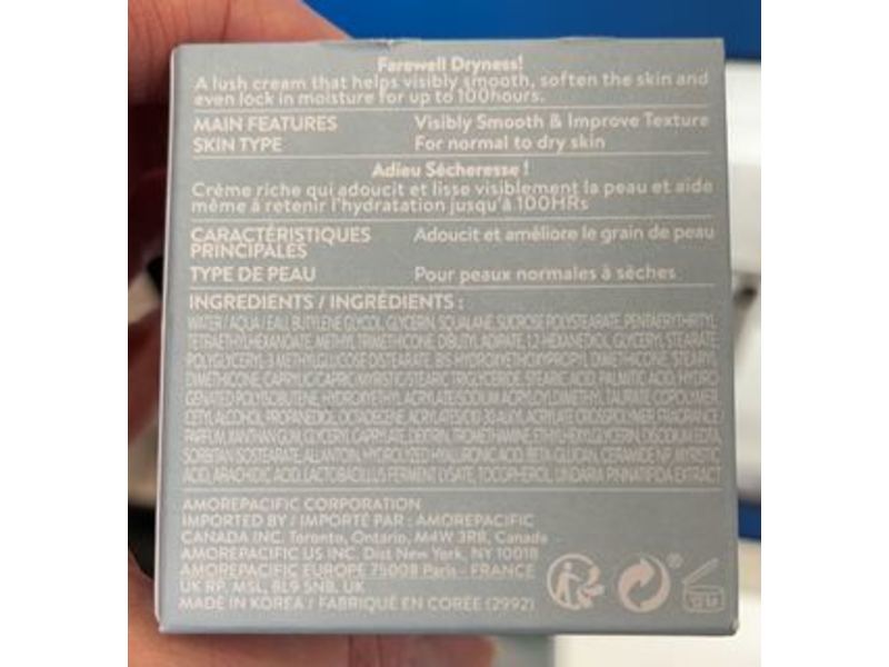 Laneige Water Bank Cream Moisturizer, Blue Hyaluronic, 1.6 fl oz/50 mL