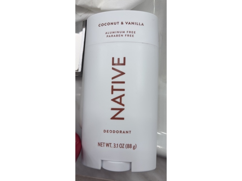 Native Deodorant, Coconut & Vanilla, 3.1 oz/88 g