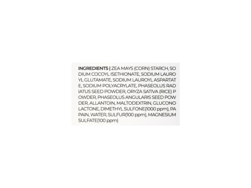 SINSURU Watery Sulfur Pore Cleansing Powder, 1.76 oz/50 g