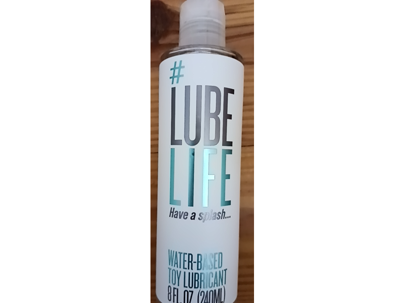 Lube Life Water-Based Toy Lubricant, 8 fl oz/240 mL