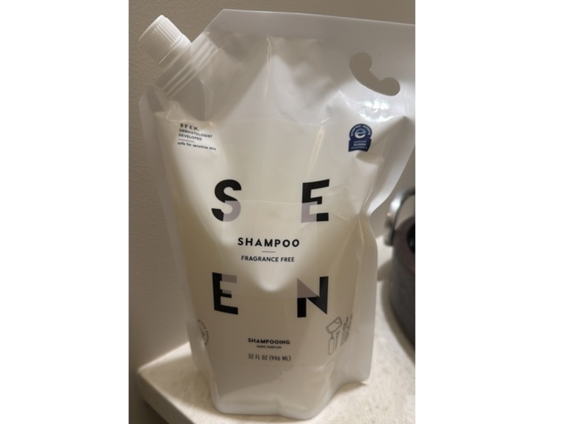 SEEN Shampoo Eco-Refill, Fragrance Free, 32 fl oz/946 mL