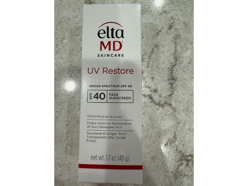 EltaMD Skincare UV Restore Face Sunscreen, SPF 40, 1.7 oz (48 g)