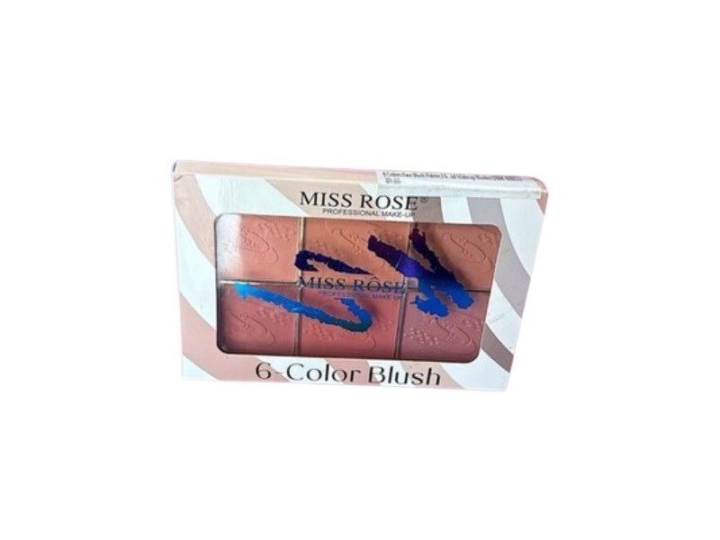Miss Rose Face Blush Palette, 21 g