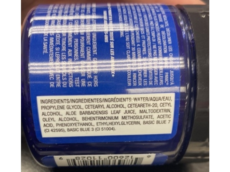 Manic Panic Classic Semi Permanent Hair Color Cream, Shocking Blue, 4 fl oz/118 mL