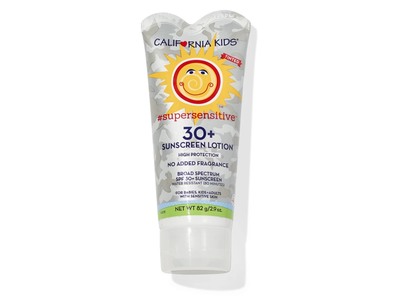 California Kids Supersensitive Tinted Sunscreen Lotion, SPF 30+, 82 g/2.9 oz