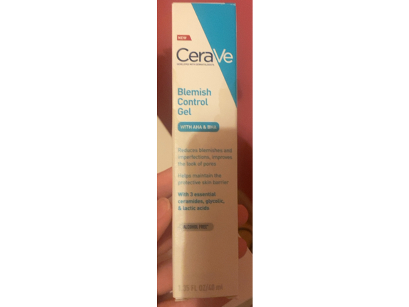 CeraVe Blemish Control Gel, Aha & Bha, 1.35 fl oz/40 mL