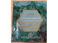 Vitamasques Sheet Mask, Jade Stone Powder, Spirulina & Pine, 0.74 fl oz/22 mL - Image 3