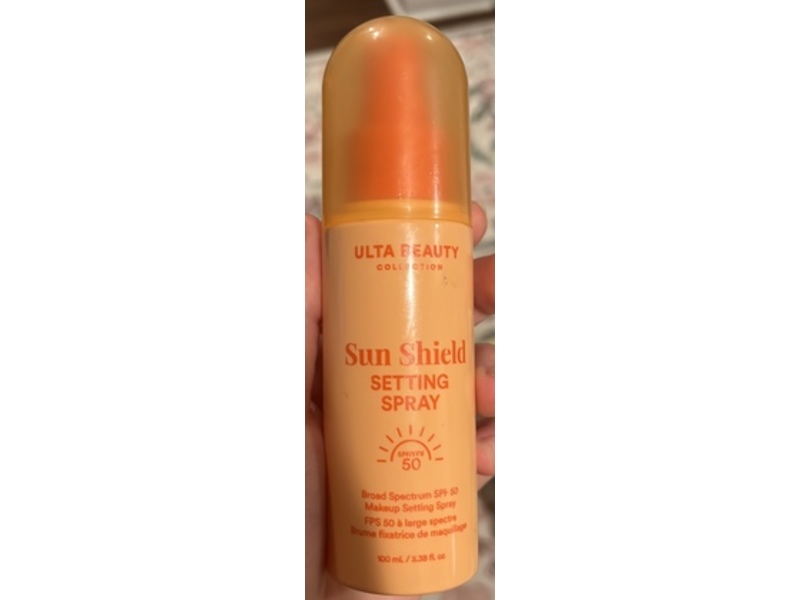 Ulta Beauty Sun Shield Makeup Setting Spray, SPF 50, 3.38 fl oz/100 mL