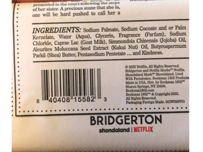Beekman 1802 Lady Whistledown issue Soap, 5 Society Paper, 9 oz/255 mL