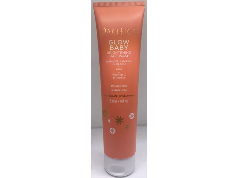 Pacifica Beauty Glow Baby Brightening Face Wash, 5 fl oz/147 mL