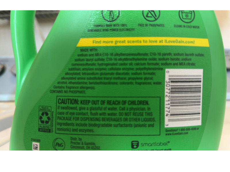 Gain Happy Liquid Laundry Detergent, Hibiscus Hula, 61 Loads, 88 fl oz/2.6 L