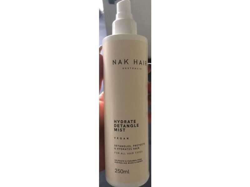 Nak Hair Hydrate Detangle Mist, 250 mL