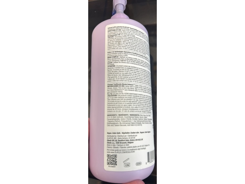 Olaplex Nº.4P Blonde Enhancer Toning Shampoo, 33.81 fl oz/1000 mL