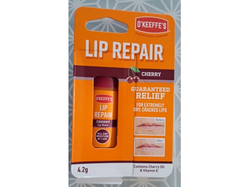 O'Keeffe's Lip Repair, Cherry, 4.2 g