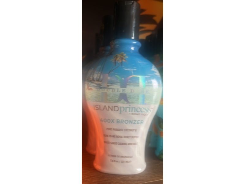 Brown Sugar Double Dark Island Princess 400X Bronzer, 7.5 fl oz/221 mL