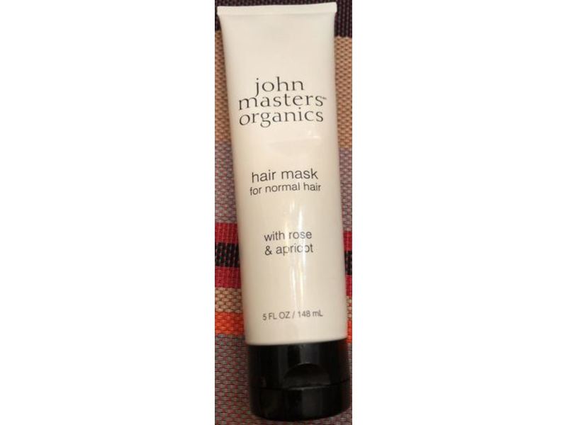 John Masters Organics Hair Mask, Rose & Apricot, 5 fl oz/148 mL