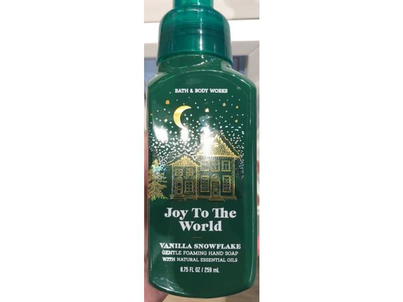 Bath & Body Works Joy To The World Gentle Foaming Hand Soap, Vanilla Snowflake, 8.75 fl oz/259 mL