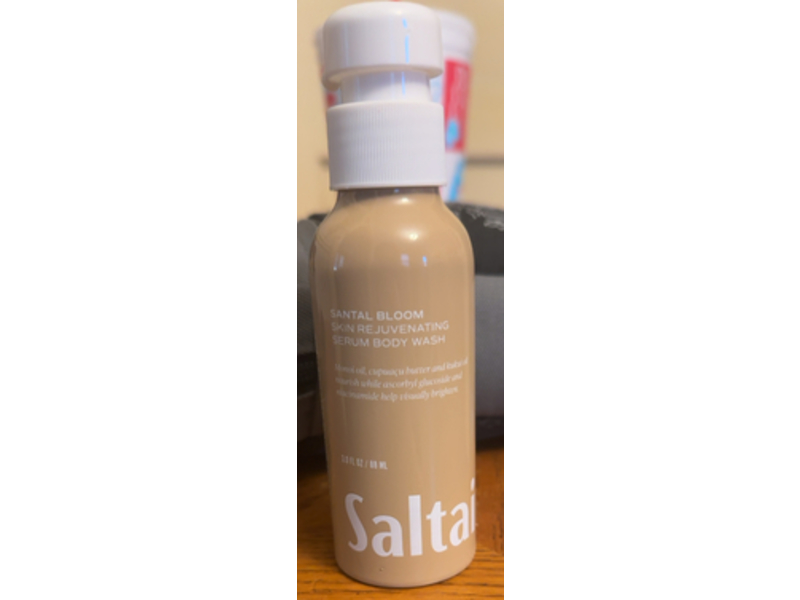Saltair Skin Rejuvenating Serum Body Wash, Santal Bloom, 3 fl oz/88 mL