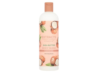 Superdrug Extracts Cleansing Body Wash, Shea Butter, 500 mL
