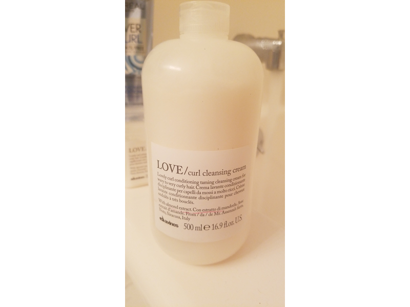 Davines Love Curl Cleansing Cream, 16.9 fl oz/500 mL