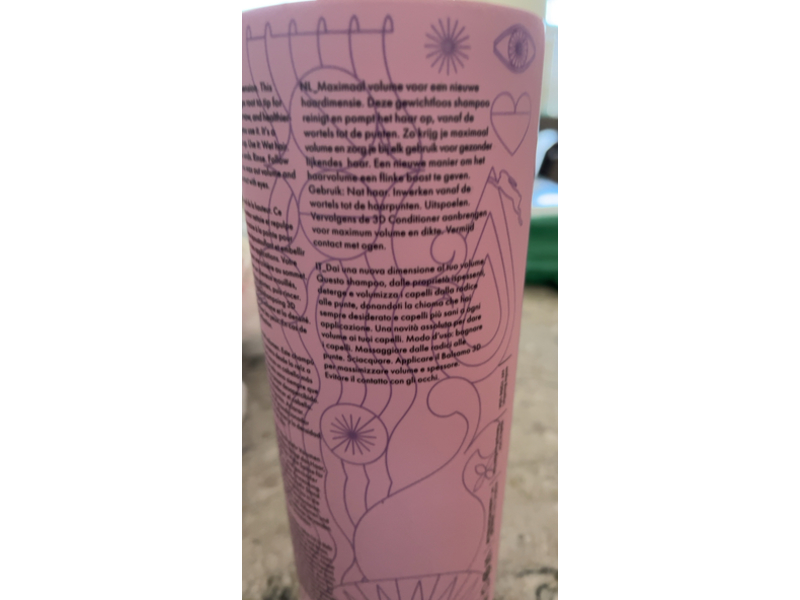 Amika Volume & Thickening Shampoo, 3D,33.8 fl oz/1 L