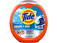 Tide Power Odor Defense + Oxi Laundry Detergent Pods, 40 oz/1.14 kg, 25 XL Pacs - thumbnail 1