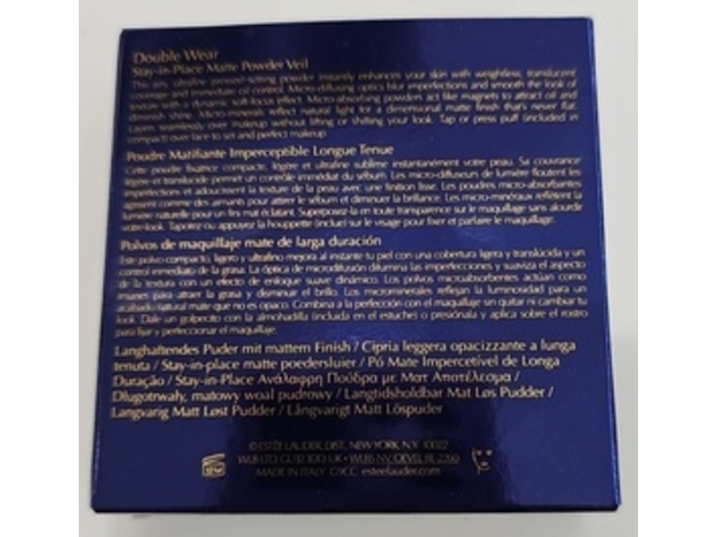 Estee Lauder Double Wear Stay-In-Place Matte Setting Powder Veil, Translucent Light Medium, 0.29 oz/8.5 g