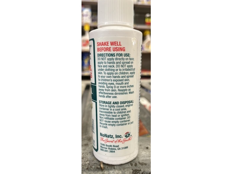 No Natz No Mosquitoz Repellent, 4 fl oz/118.3 mL