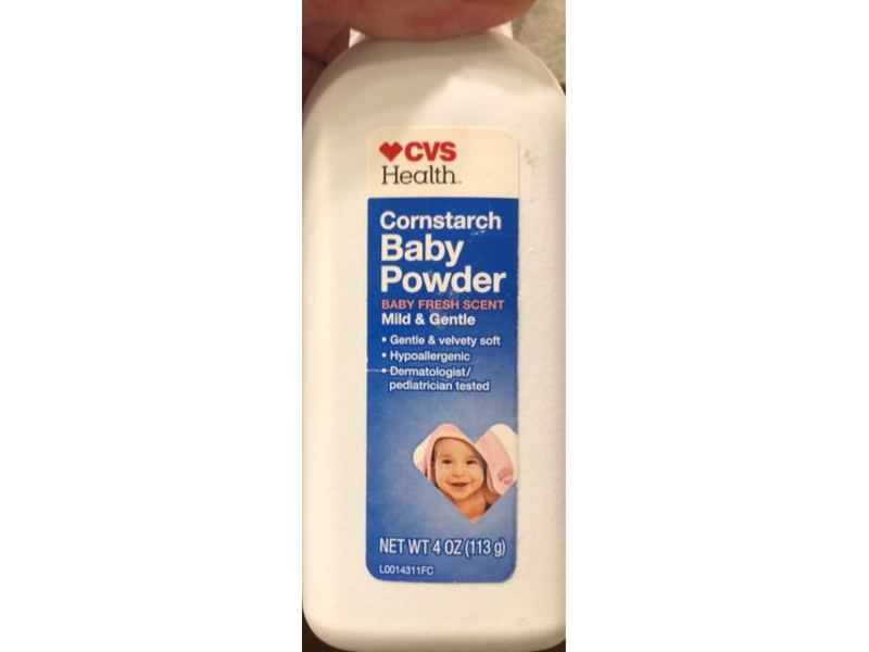 Cvs Health Cornstarch Baby Powder, Baby Fresh Scent, 4 oz/113 g