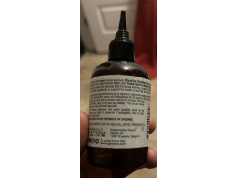 tgin Wild Growth Serum, Jamaican Black Castor Oil, 4 fl oz/120 mL