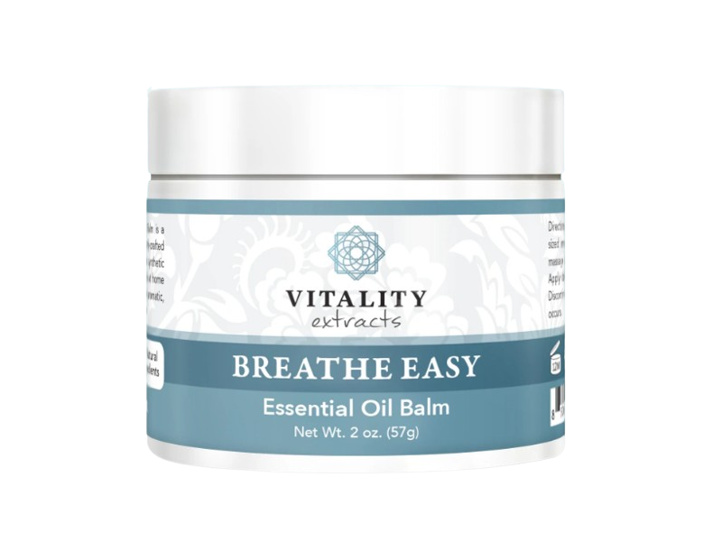 Vitality Extracts Essential oil Balm, Breathe Easy, 2 oz/57 g