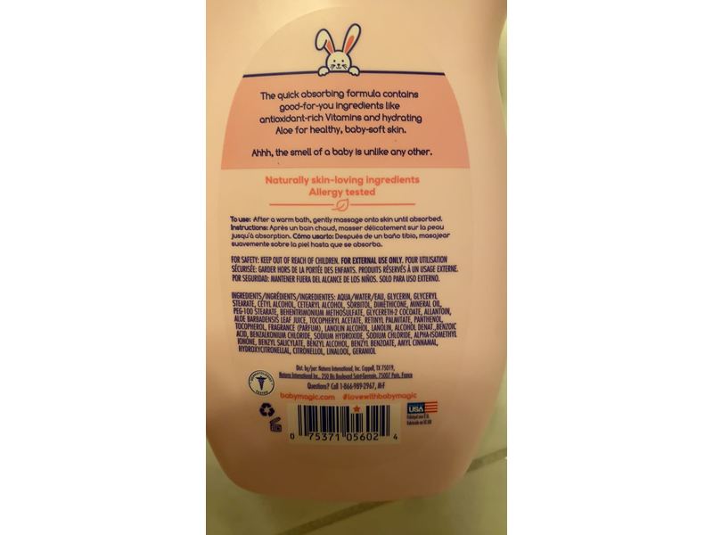 Baby Magic Gentle Baby Lotion, Original Scent, 20 fl oz/591 mL