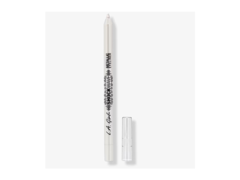 L.A. Girl Shockwave Metallic Eyeliner Pencil, Snowflake, 0.04 oz/1.2 g