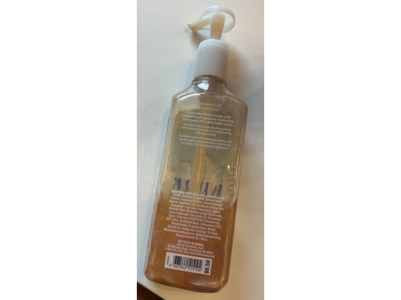 Bath & Body Works Creamy Luxe Hand Soap, Winter White Woods, 8 fl oz/236 mL