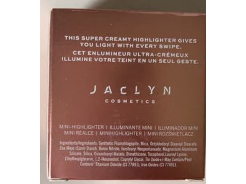 Jaclyn Cosmetics Mini Highlighter, Iced, 0.07 oz/2 g