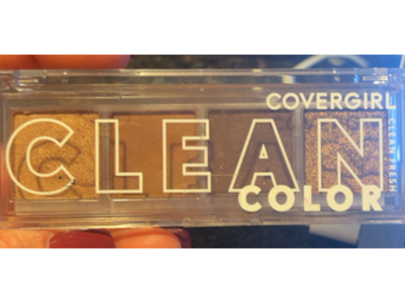 Cover Girl Clean Fresh Clean Color Eyeshadow, Golden Toffee, 0.14 oz/4 g