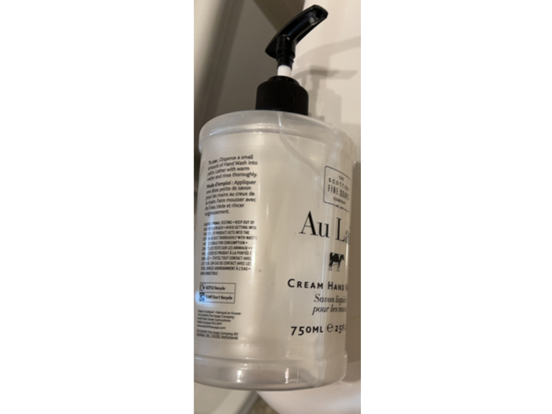 Au Lait Creme Hand Wash, Savlon Liquid, 25 fl oz/750 mL