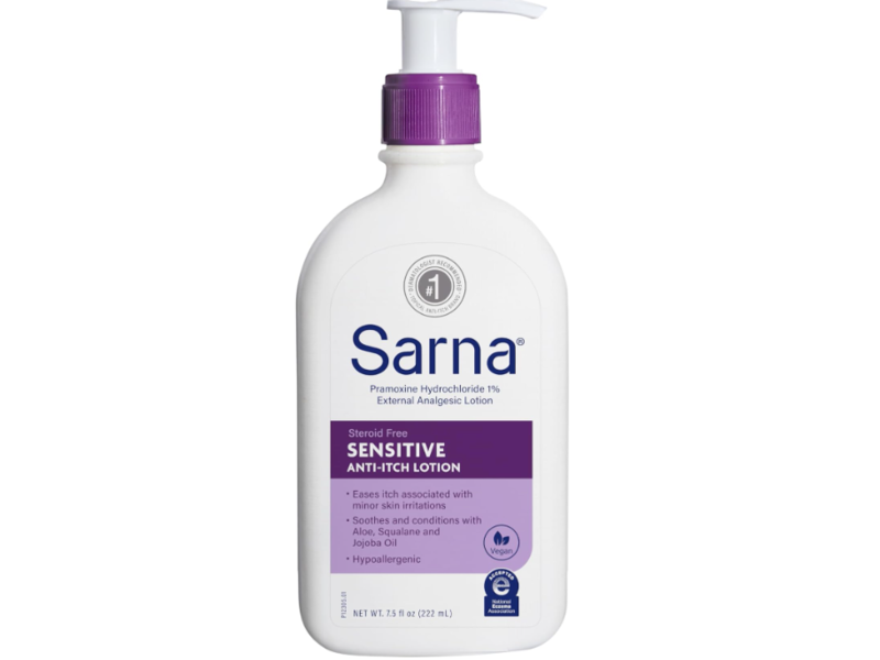 Sarna Sensitive Anti-Itch Lotion, 7.5 oz/222 mL