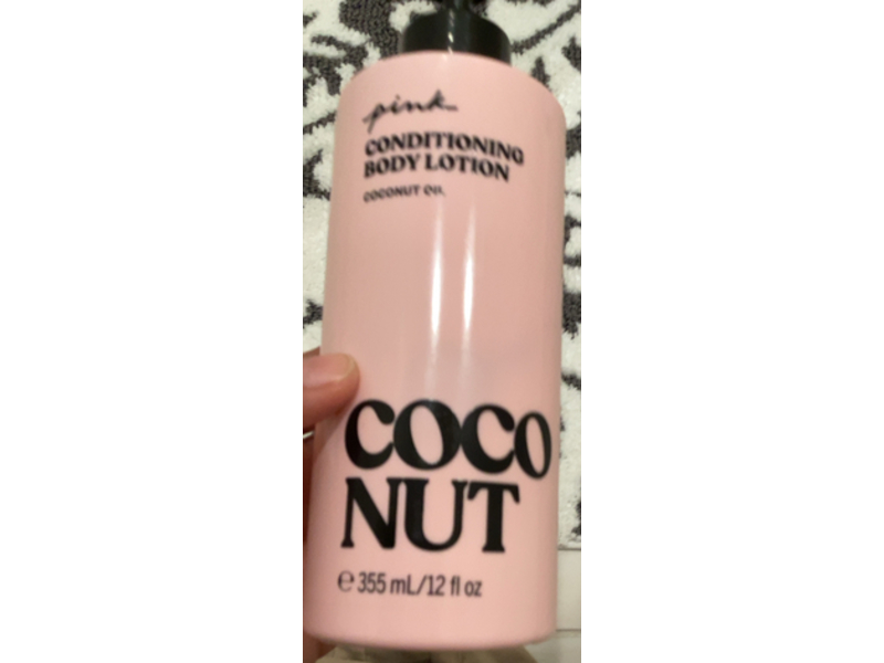 Victoria's Secret Pink Conditioning Body Lotion, Coconut Oil, 12 fl oz/355 mL