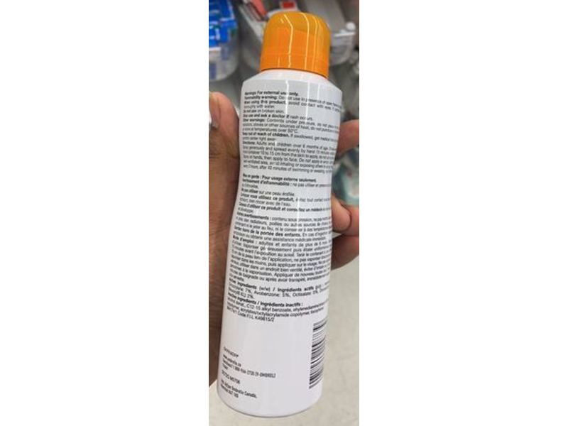 Garnier Ombrelle Sport Spray Clear Transparent Vaporsateur Sunscreen, SPF 50, 122 g