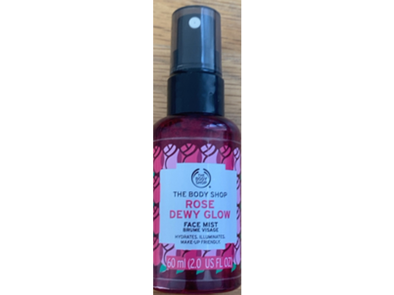 The Body Shop Rose Dewy Glow Face Mist,2 fl oz/60 mL