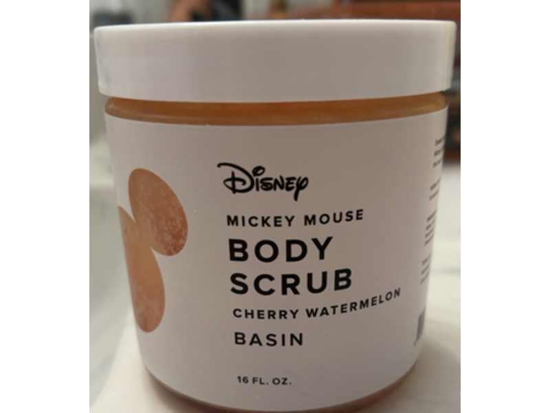 Basin Disney Mickey Mouse Body Scrub, Cherry Watermelon, 16 fl oz