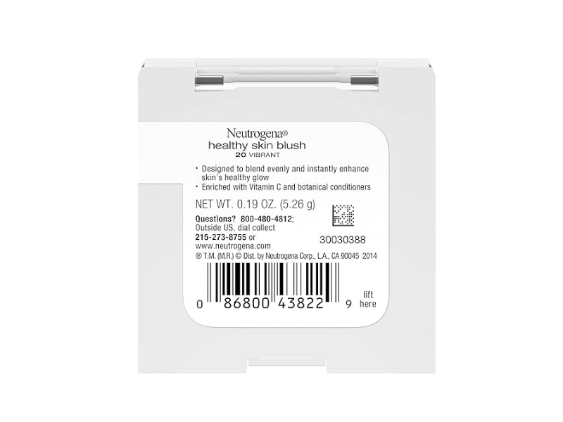 Neutrogena Healthy Skin Blush, 20 Vibrant, 0.19 oz/5.26 g