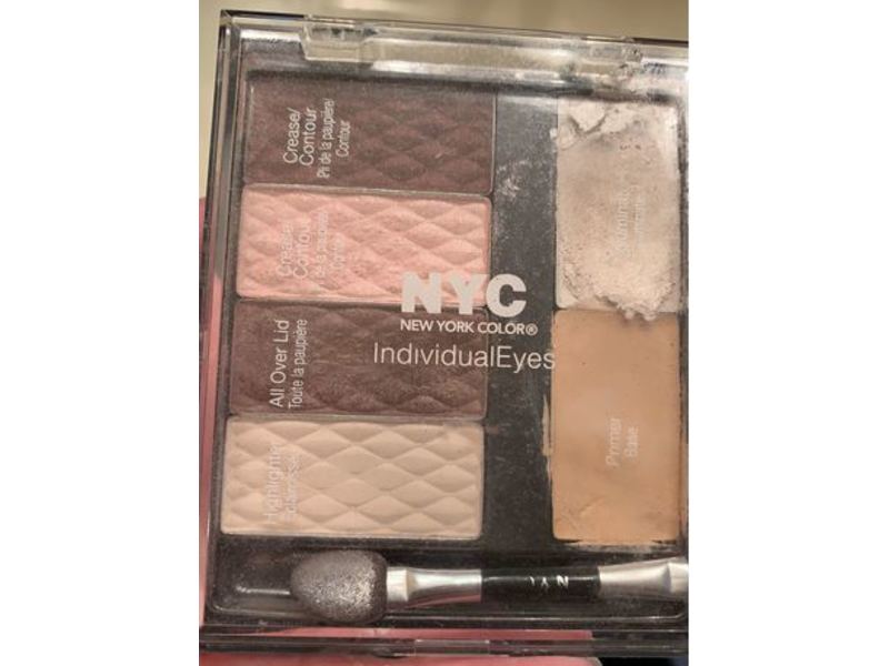 NYC New York Color Individual Eyes, Midtown Mauves, 0.056 oz / 1.6 g