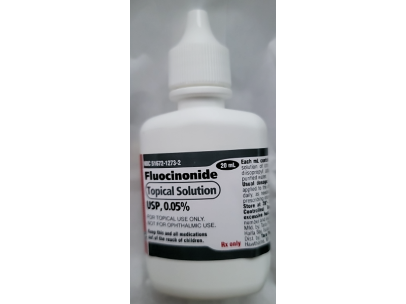 Fluocinonide Solution %, 20 mL, Taro (Rx)
