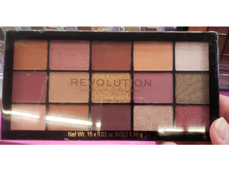 Makeup Revolution Eyeshadow Palette, Seduction, 0.03 oz/1.10 g