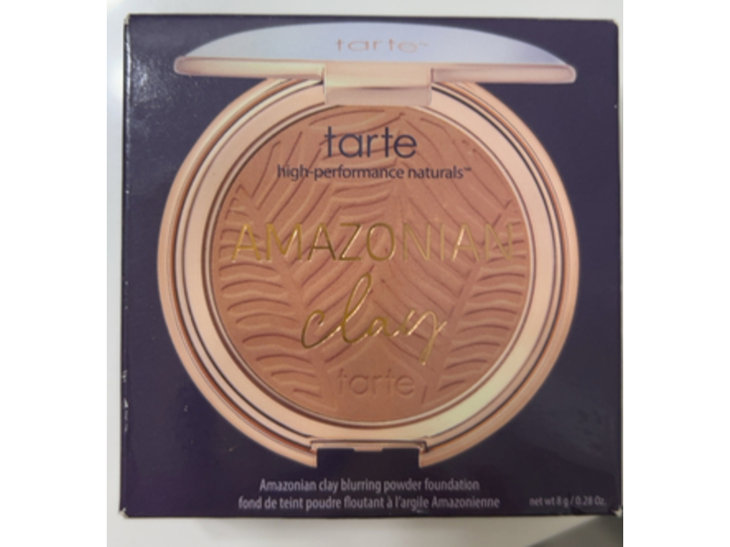 Tarte Amazonian Clay Blurring Powder Foundation, 36N Medium-Tan Neutral, 0.28 oz/8 g