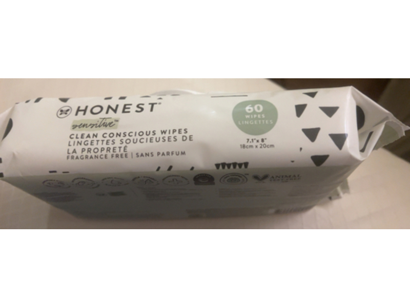 Honest Clean Conscious Wipes, 60 Count